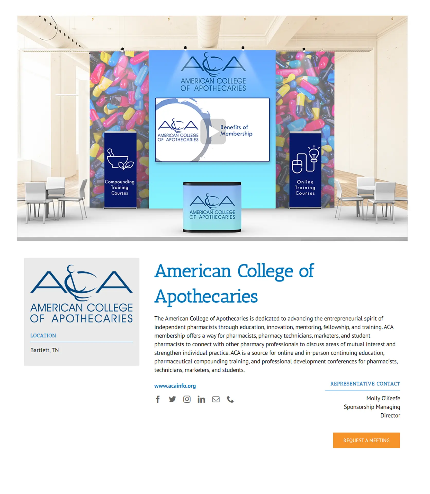 ACA Sample Booth Full