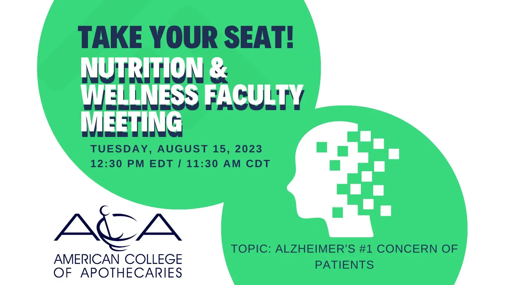 August 15 Faculty Meeting Graphic