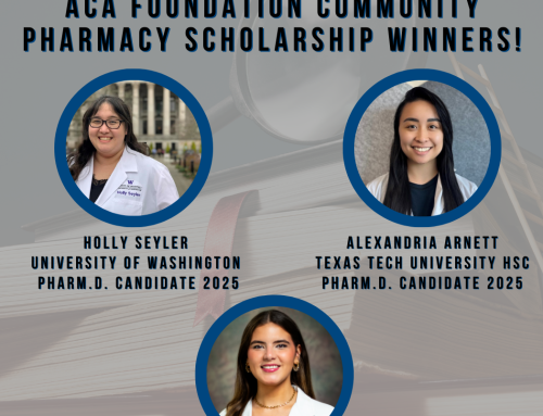 ACA Foundation Awards Pharmacists Mutual Scholarship to ACA Student Pharmacist Members