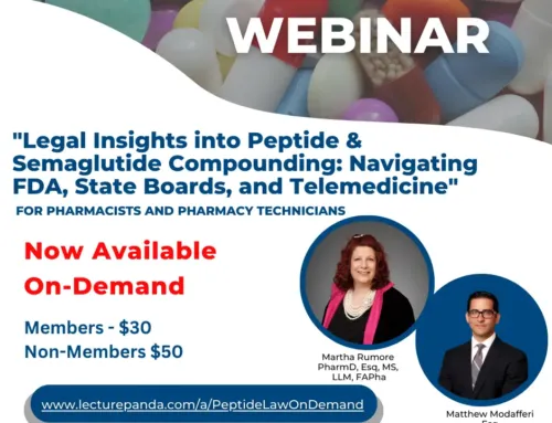 ACA WEBINAR: Legal Insights into Peptide & Semaglutide Compounding: Navigating FDA, State Boards, and Telemedicine