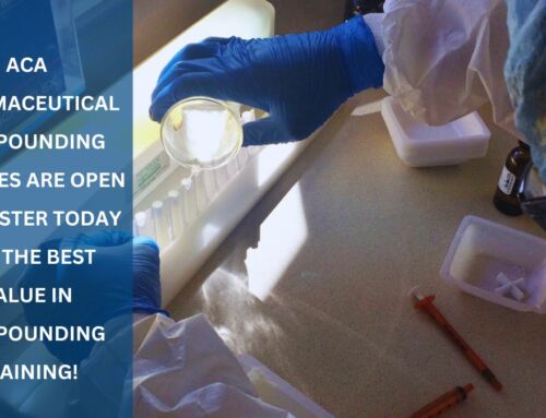 2025 COMPOUNDING TRAINING COURSES ARE OPEN FOR REGISTRATION!!