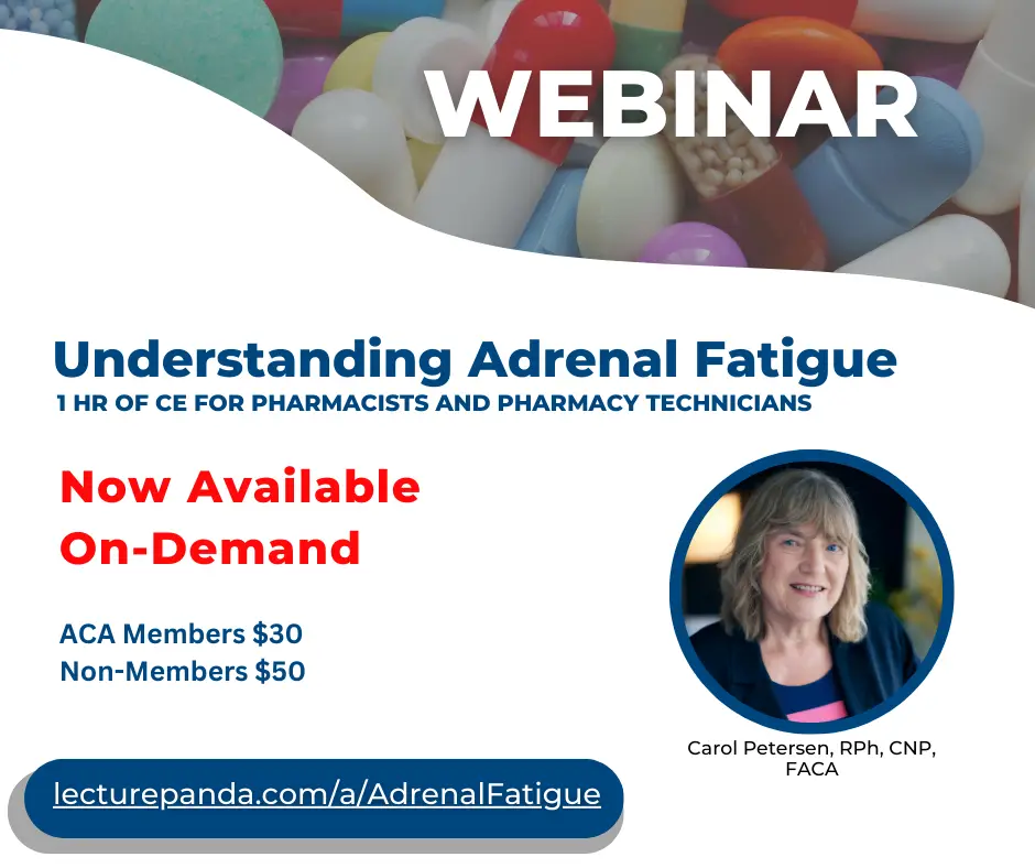 Understanding Adrenal Fatigue — Now Available On Demand Graphic