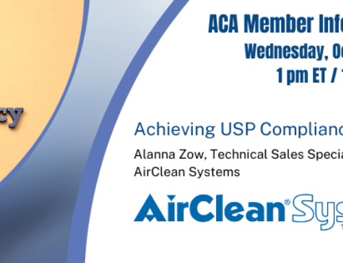 ACA MEMBER INFORMATIONAL MEETING WITH AIRCLEAN SYSTEMS