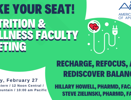 Nutrition & Wellness Faculty Meeting: Recharge, Refocus, and Rediscover Balance