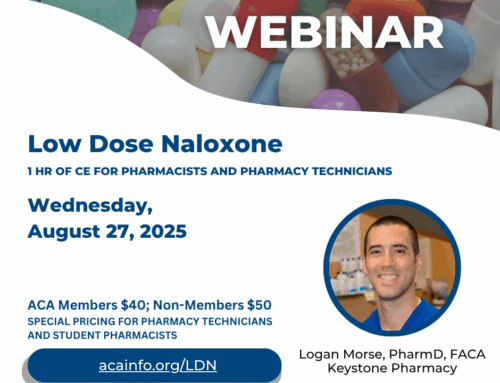 ACA WEBINAR: Low Dose Naloxone
