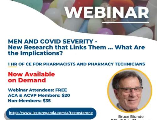ACA WEBINAR: MEN AND COVID SEVERITY – New Research that Links Them … What Are the Implications?