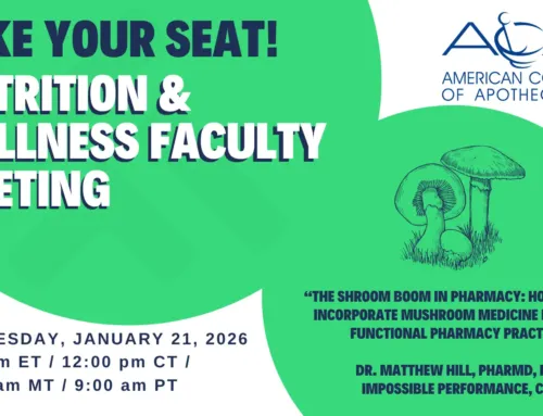 Nutrition & Wellness Faculty Meeting: “The Shroom Boom in Pharmacy”