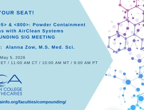Compounding SIG Meeting: USP  & : Powder Containment Solutions with AirClean Systems