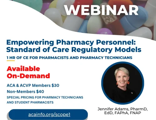 Standard of Care Regulation Continuing Education for Pharmacy Professionals