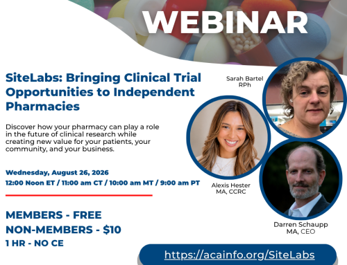 SiteLabs: Bringing Clinical Trial Opportunities to Independent Pharmacies