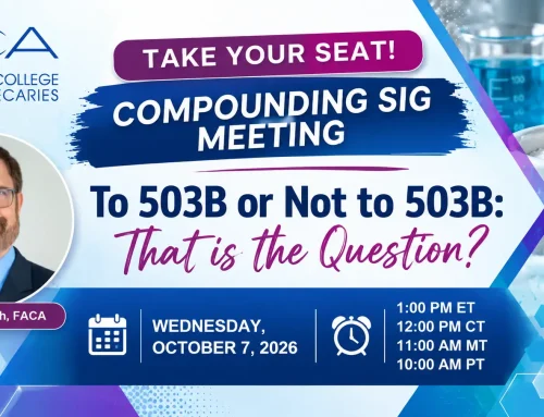 COMPOUNDING SIG: To 503B or Not to 503B:  That is the Question?
